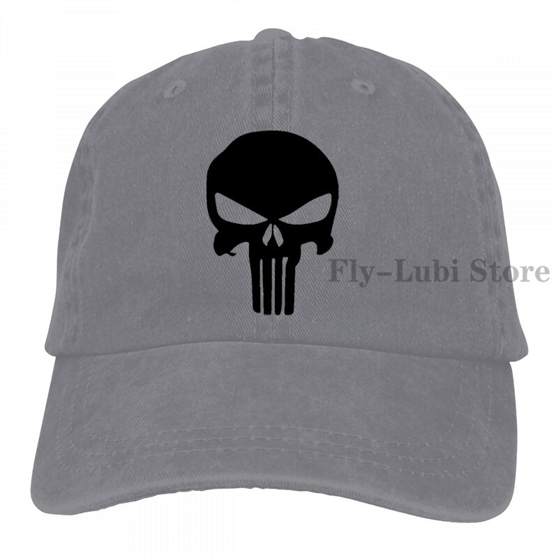 Punisher Originale berretto Da Baseball delle donne degli uomini Trucker Cappelli di modo cappuccio regolabile: 2-Gray