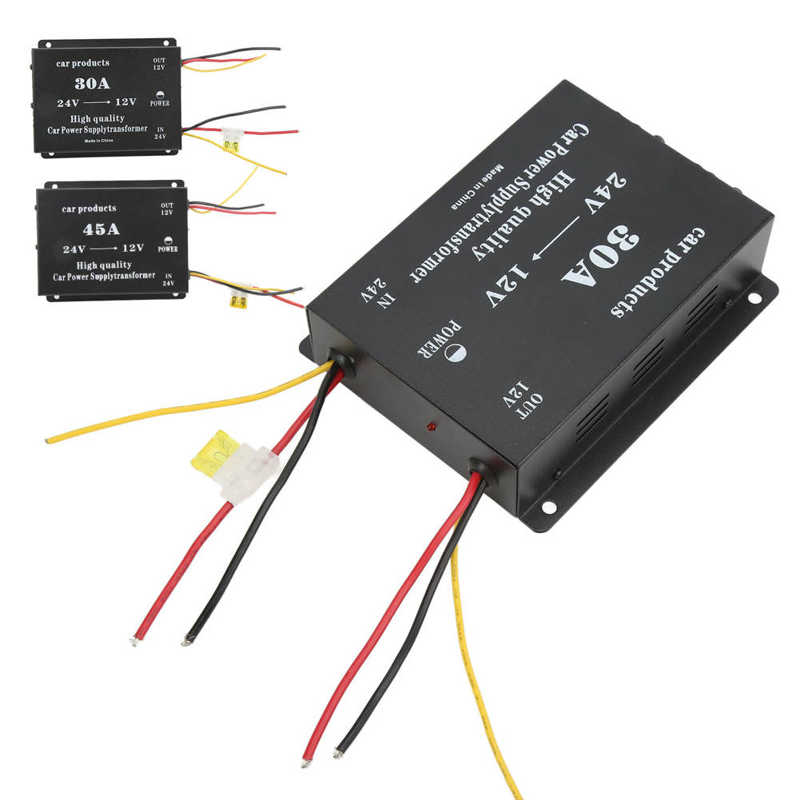 24V To 12V Converter DC24V To 12V Car Voltage Reducer for Buses