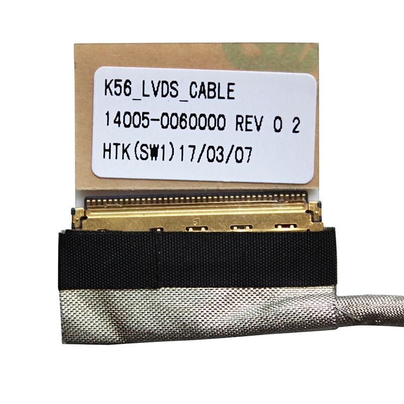 Video screen Flex For ASUS K56 K56C K56CM K56CA K56vm K56CB K56E S56 S56C A56 laptop LCD LED Display Ribbon cable 14005-00600000