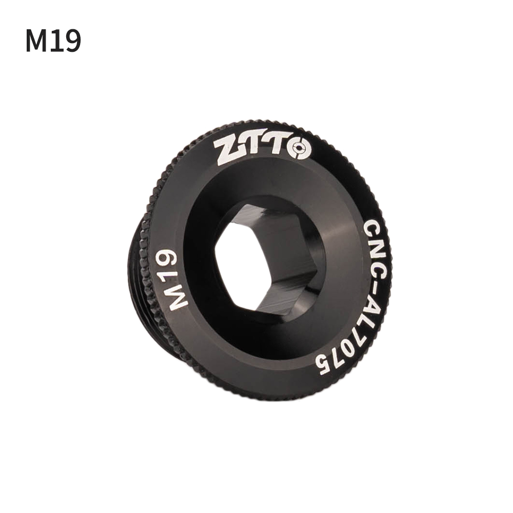 ZTTO-perno de brazo de manivela de bicicleta, tapas de tornillo de manivela de aleación de aluminio, tornillos de cubierta de manivela de bicicleta de montaña y carretera M20 M19 M18 Universal para M6000 105: Gris claro