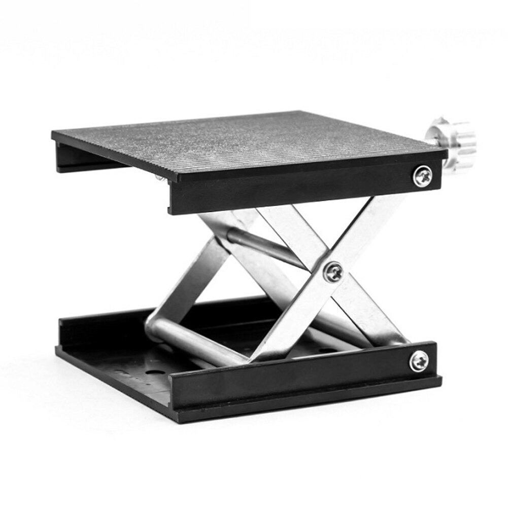Aluminum Router Lift Table Woodworking Engraving Spirit Level Lifting Stand Construction Level Woodworking Tools: black