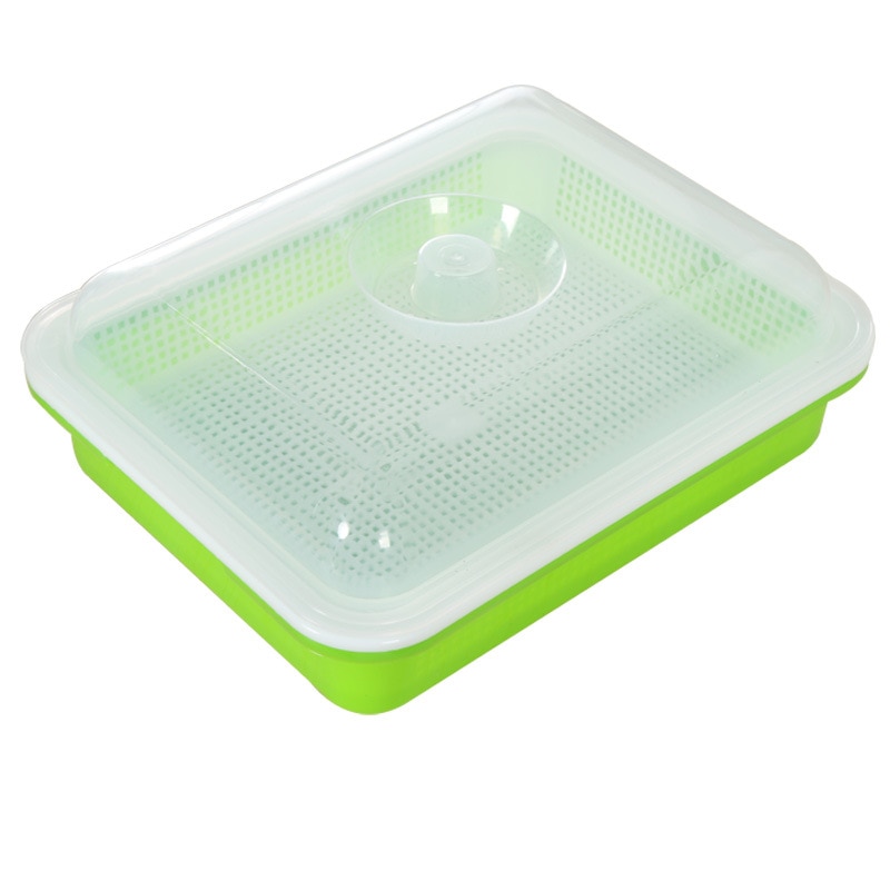 Siementen itämisalusta kannella bpa vapaa pavunversojen kasvattaja itävä siemenalusta, likaantumaton ja suuri kapasiteetti