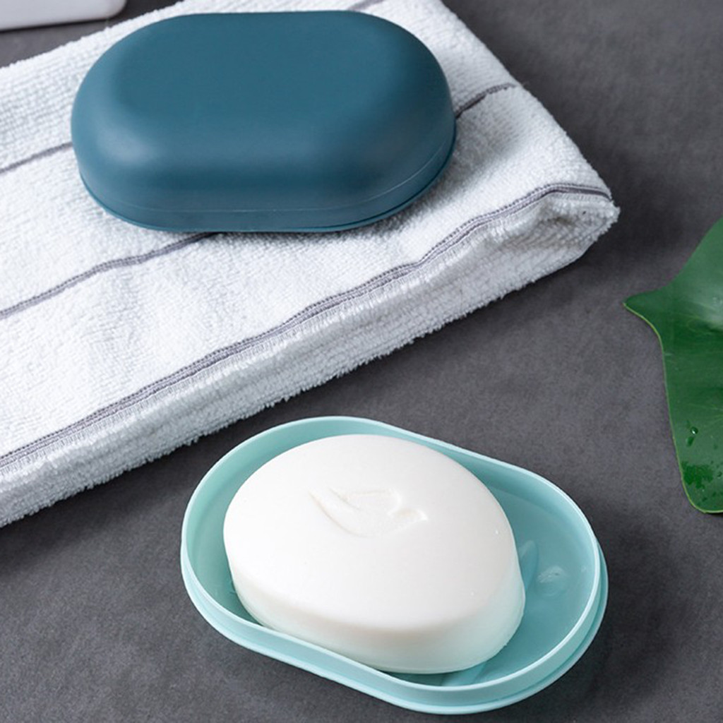 Plastik badeværelse bruser sæbeboks bakke fad opbevaringsholder plade hjem rejseprodukter ^ 30