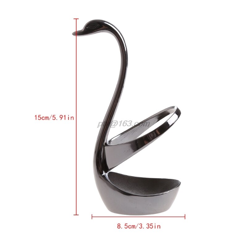 Zwaan Houder Tafel Servies voor Koffie Fruit Vorken Bestek Decor Warm's huis