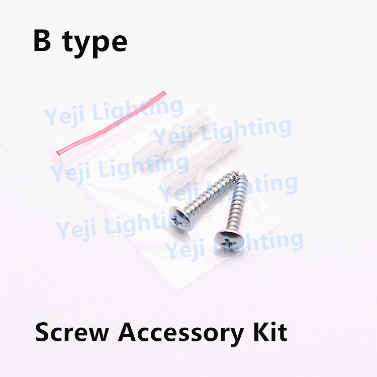 Ceiling rose hanging board screw accessories package Plastic expansion screws, self-tapping screws Lighting Accessories