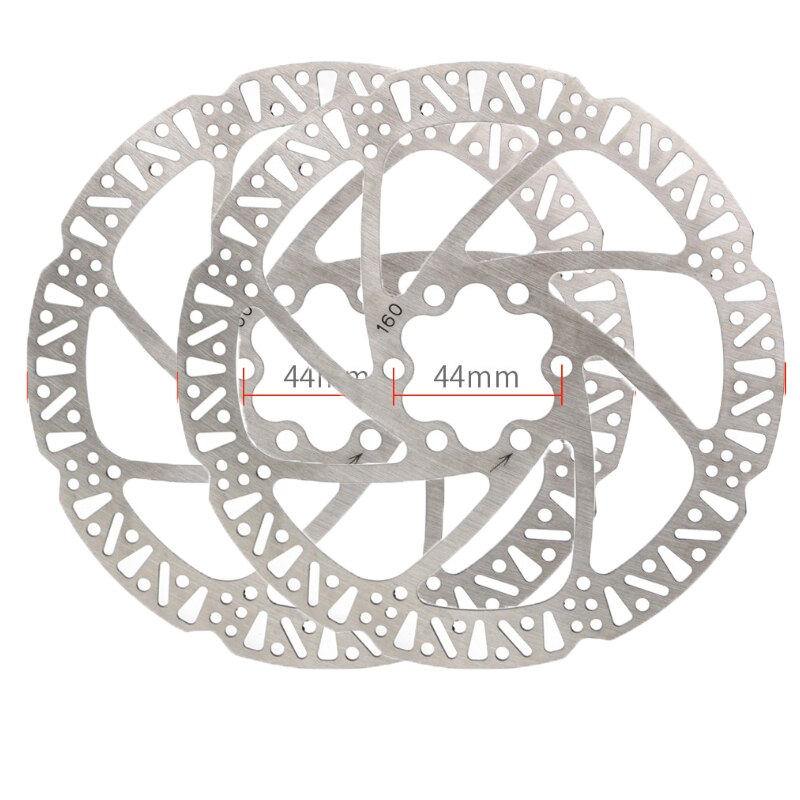 AKANTOR hydraulic mountain bike disc brake front 8000 / rear 1400mm bicycle brake ultralight bicycle parts brake kit: 2PCS Rotors