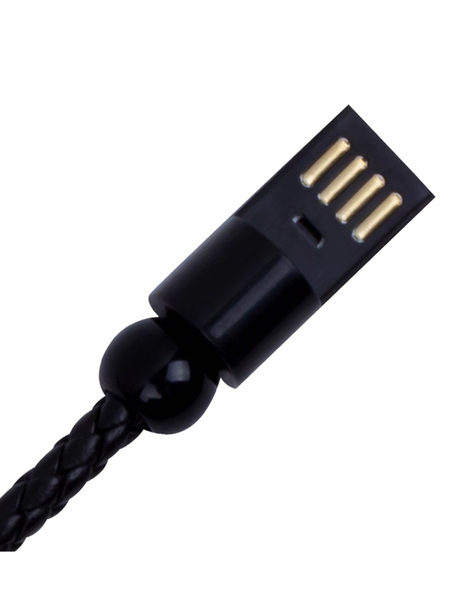 Męska/damska styl magnetyczna bransoletka kabel robić ładowania Usb 2.4A skórzany kabel danych