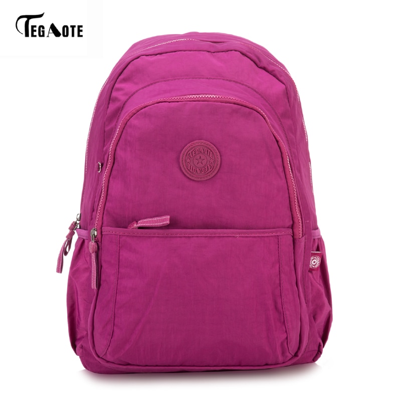 TEGAOTE Large Capacity Backpack Women Preppy School Bags For Teenagers Men Nylon Travel Bags Girls Laptop Backpack Mochila