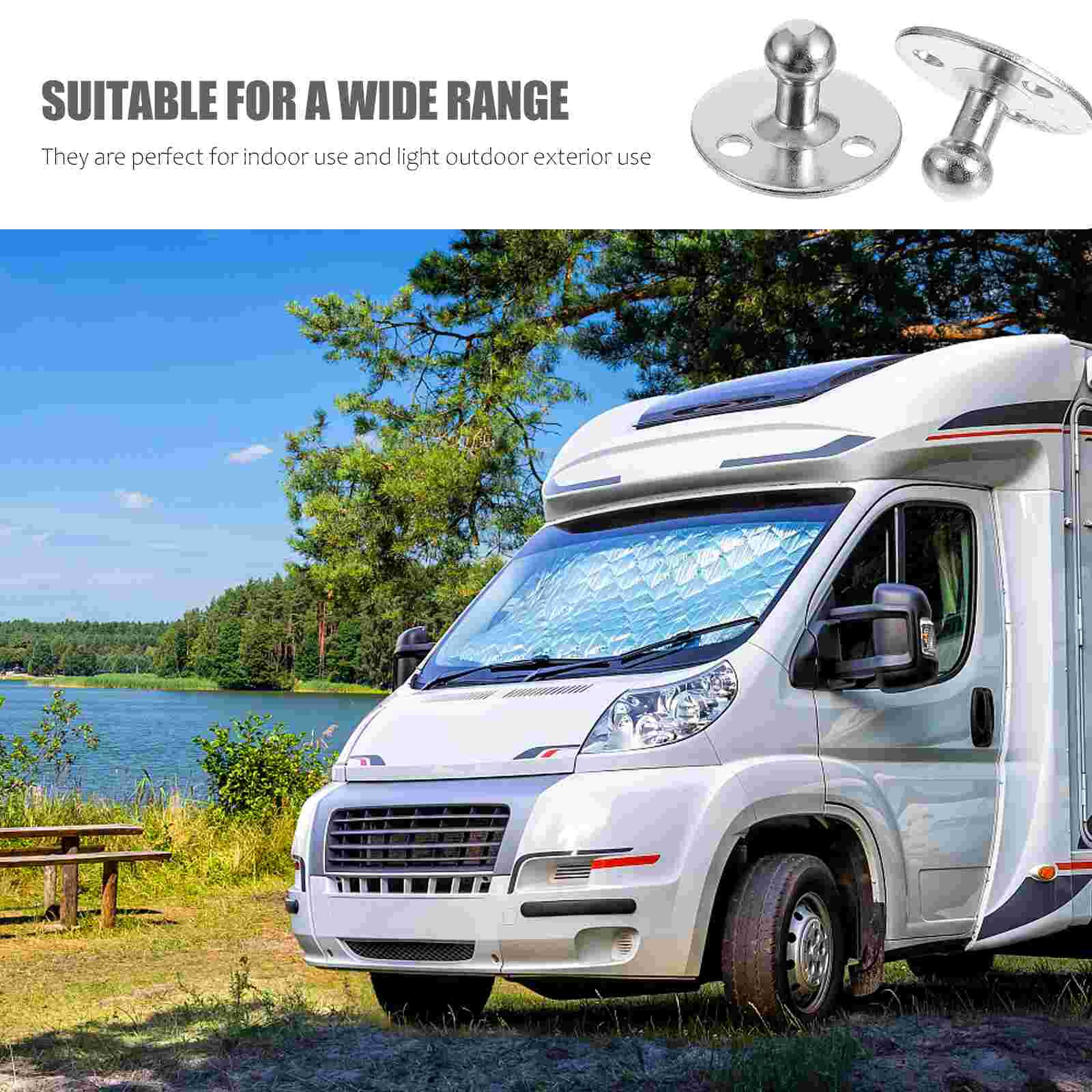 20 Pcs Gas Struts Mounting Bracket Stud Bracket Gas Spring Mounting Bracket