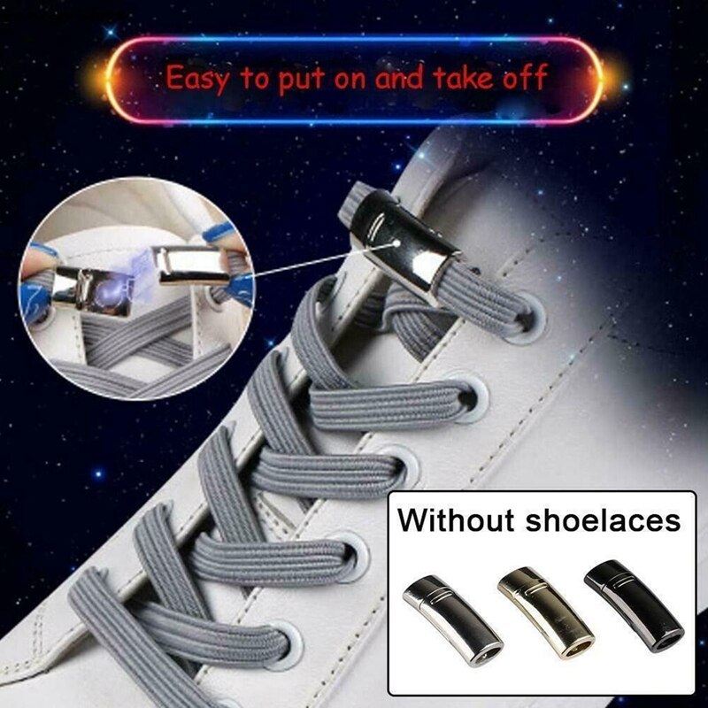 Lacet magnétique sans attache, boucle, facile à installer, chaussures de sport pour la maison, outil, compétition, paresseux, pour homme et femme,