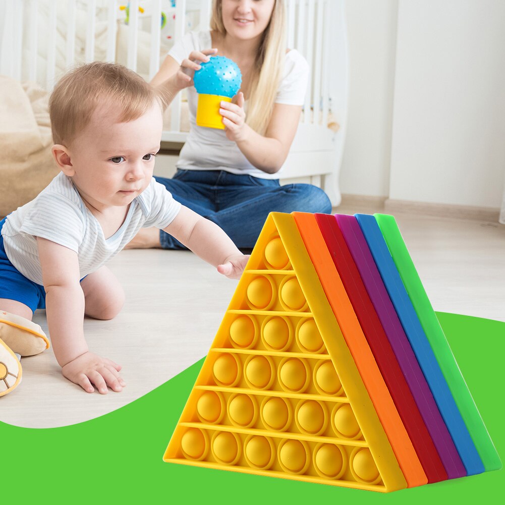 Divertido helado empujar popIt burbuja de juguete divertido lento suave chico descompresión bolas niños adultos alivio del estrés juguete