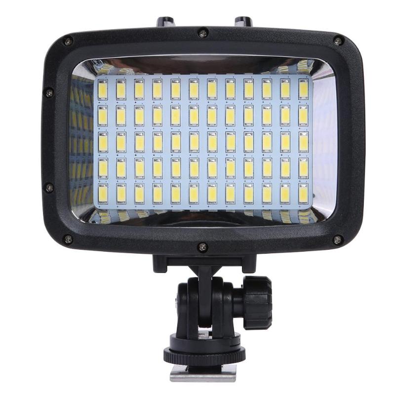 SL-101 12W LED Tauchen Kamera Video Füllen Licht Ultra Helle 60 LED lichter 1800LM 5500-6000K Fotografie lampe für GoPro kameras