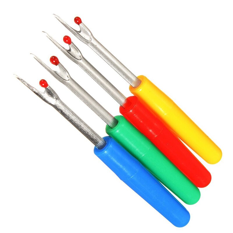 1 pc Plastic Handle Rivet needle Unpick Cotton Thread Sew Sewing Tool