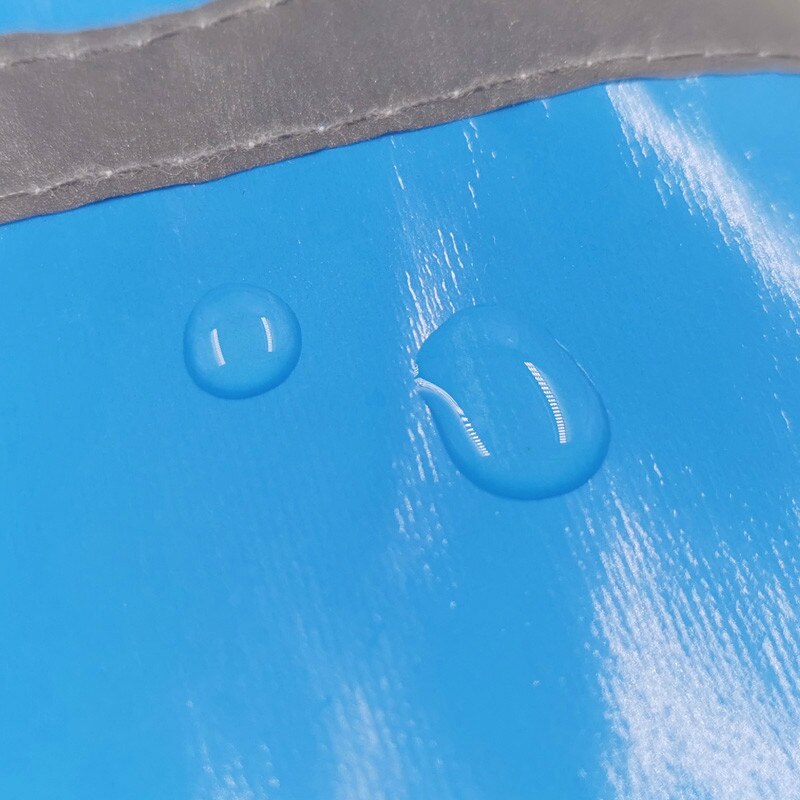 Dog Raincoat Reflective PU Puppy Pet Rain Coat Hooded Waterproof Dog Jacket Clothes Solid Waterproof Dog Coat For Dogs