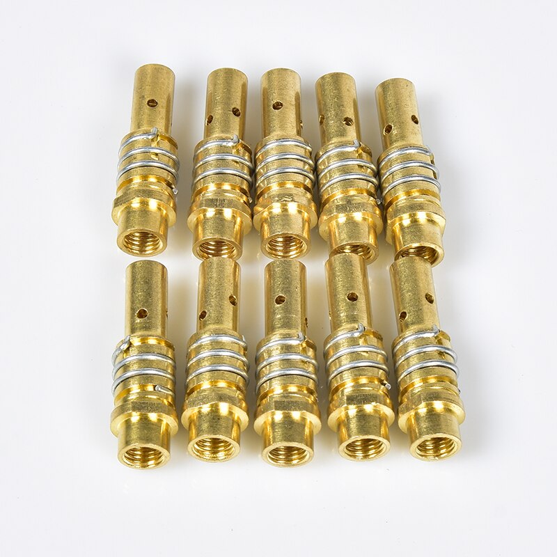 Soporte de punta de contacto 15AK soporte de boquilla de Gas de 5 uds con muelle de boquilla para antorcha de soldadura MIG MAG