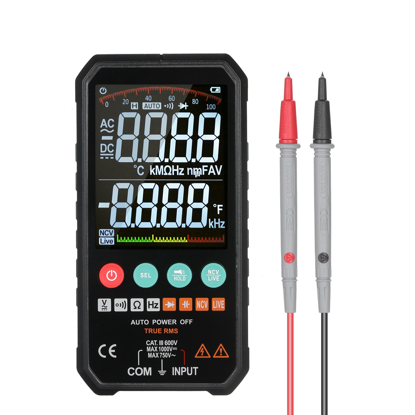 Mastfuyi FY107C 3.3-Inch Lcd Digitale Multimeter 6... – Grandado