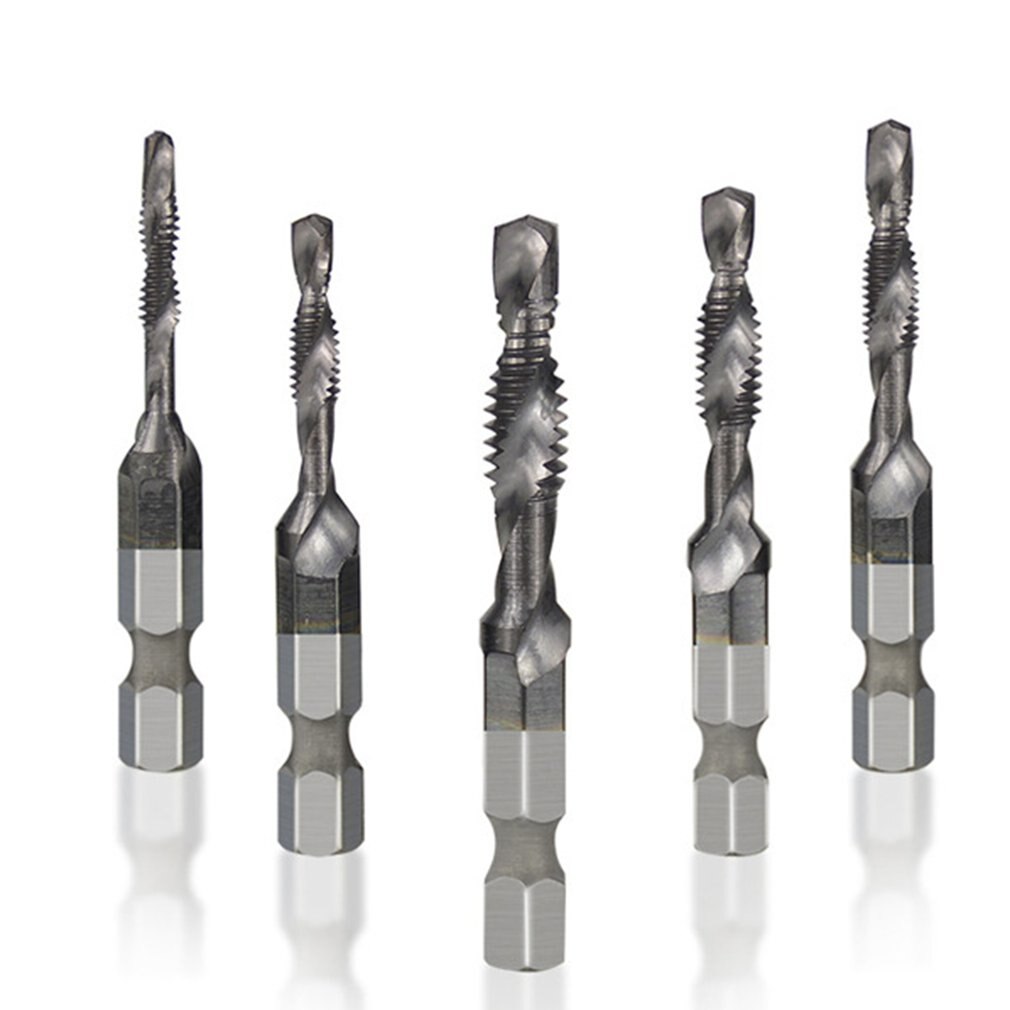 6PCS Metric Composite Tap Heavy Duty Tool Metal Repair Tools For Household Reliable Safe Metal Tool