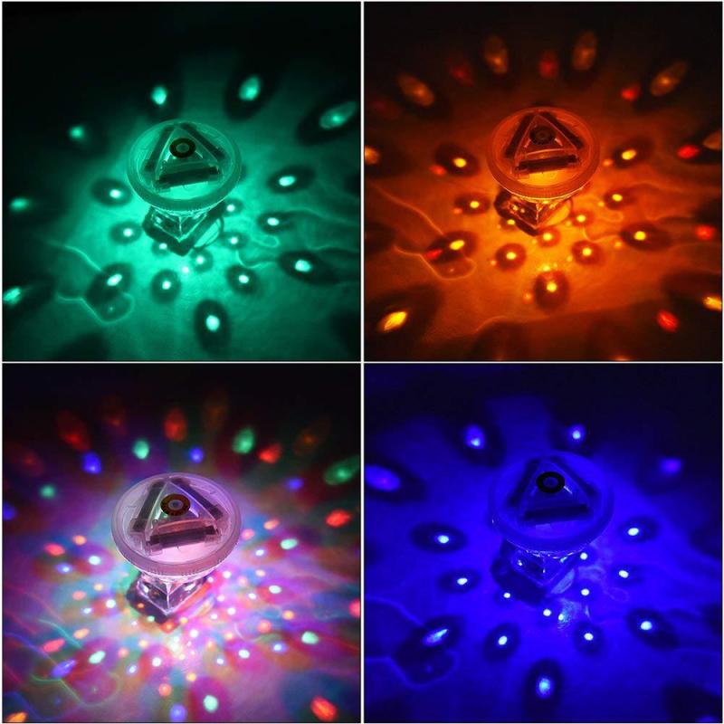 Sous-Marine flottante Éclairage LED Piscine Solaire Imperméable À L'eau Multi Changeant L'eau Flottant Lampe Décorative Colorée