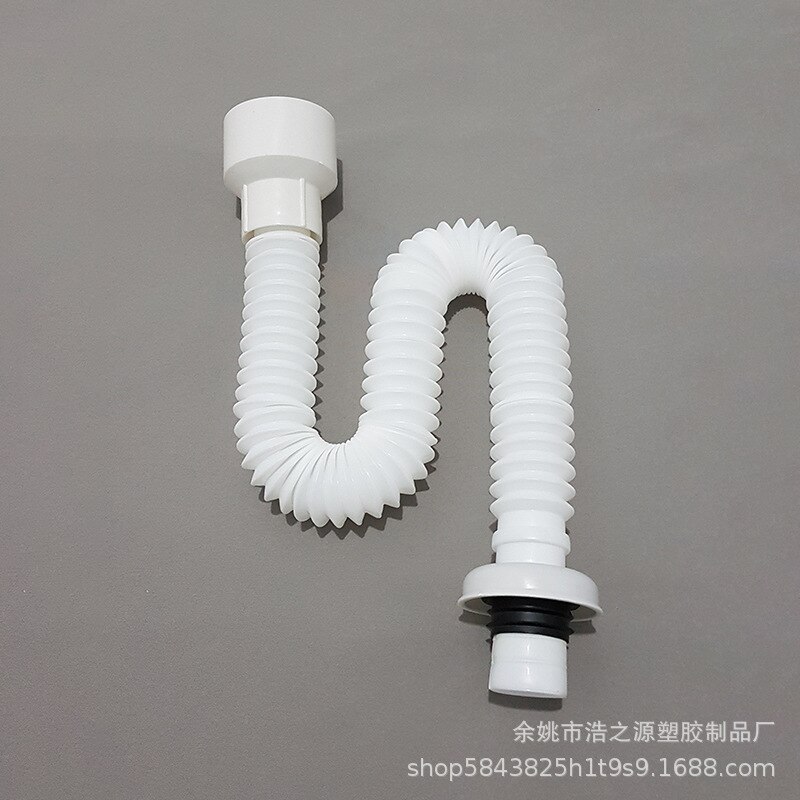White Blow-molded Hose Wash Basin Inter-platform Basin Basin Sink Sewer Pipe Deodorizing Sewer Pipe