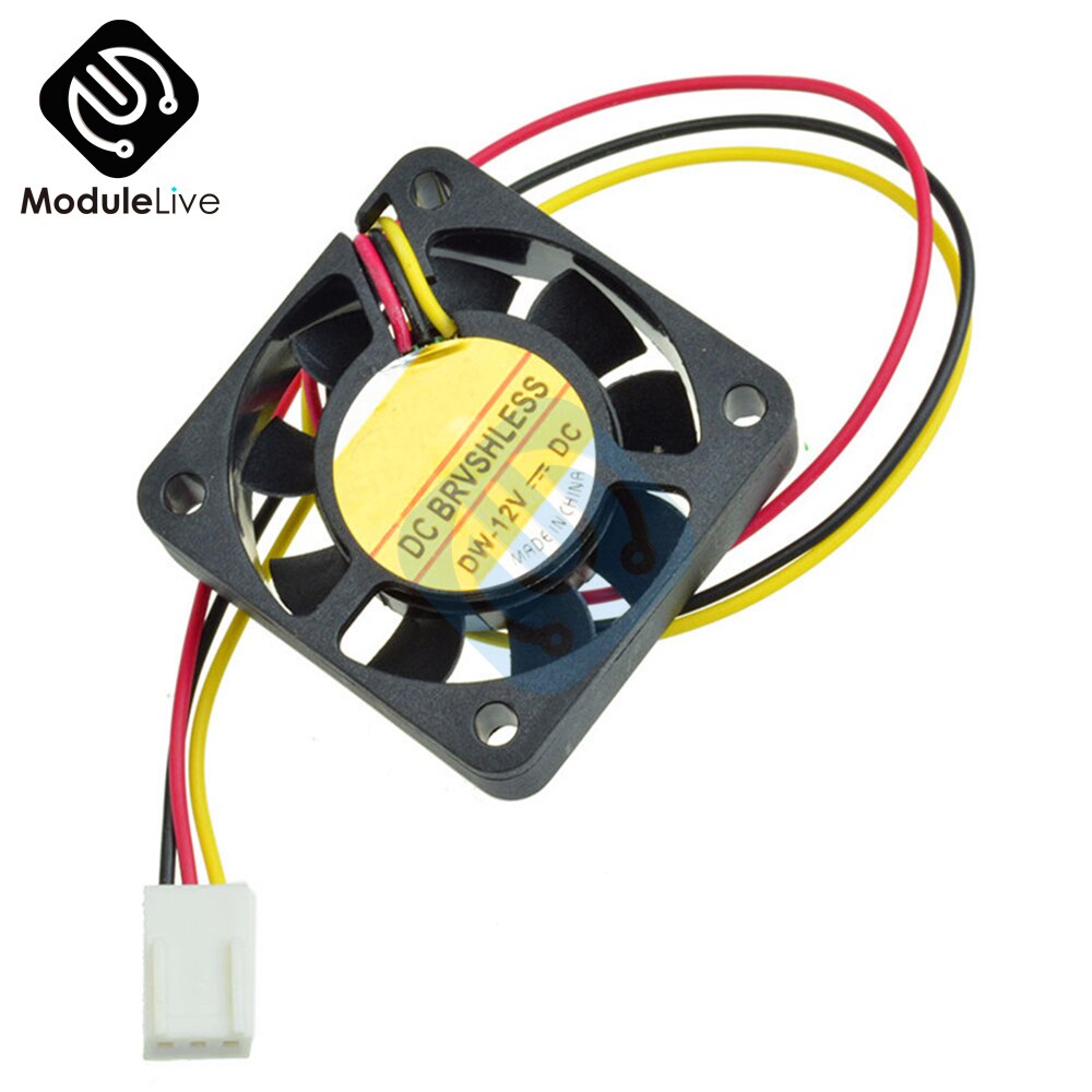 Computer Case Cooler 3Pin 12V 4CM 40MM PC CPU Cooling Cooler Fan Black Heat Sink Small Cooling Fan PC