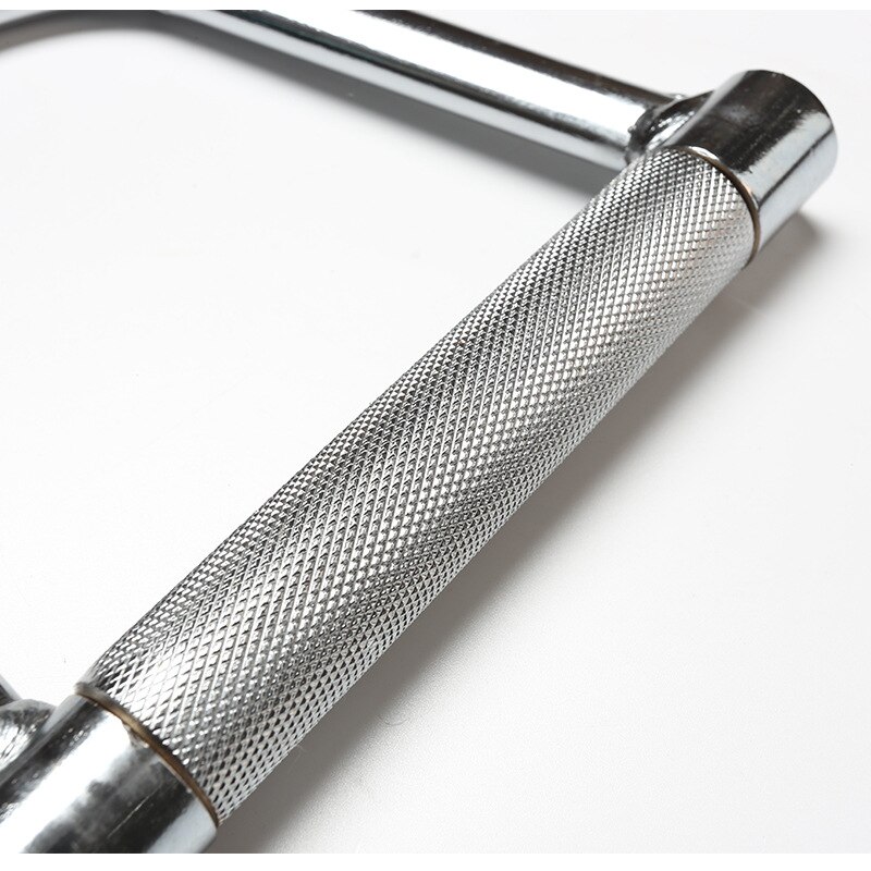 LAT Pull Down D Handle Fitness Home Gym Pulley Cable Machines Attachments Tricep Press Down D-Handle Rowing Workout Bar