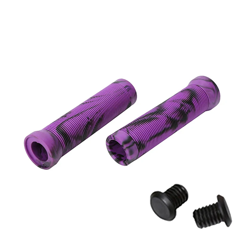 Punhos de borracha macia para guidão de bicicleta, manopla à prova d'água para mountain bike, à prova de poeira, antiderrapante: Preto