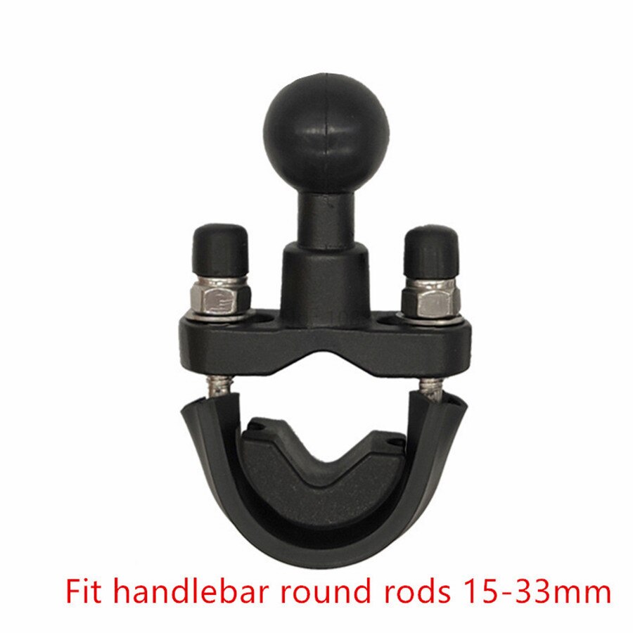 Jadkinsta 1 Inch Ballhead Adapter Holder Motorcycle Handlebar Brake Clutch Control Base Combo U Bolt Mount for Gopro Camera: U bolt type