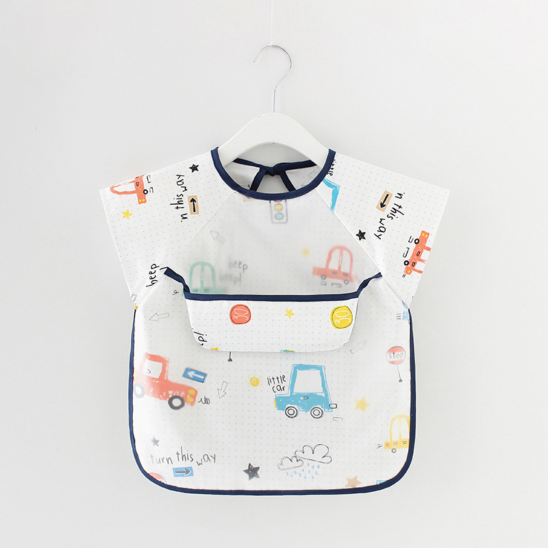 Leuke Cartoon Baby Slabbetjes Waterdichte Baby Eten Kinderen Tekening Mouwloze Baby Bandana Slabbetjes Zachte Baby Bib Maaltijd Burp Eva Doeken