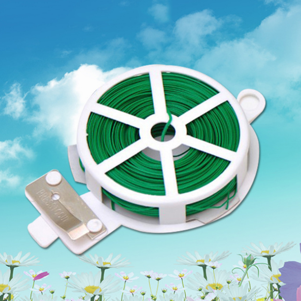 100M plantas lazos planta organizador de encuadernación Diy Cable de injerto Twist plástico accesorios de jardinería
