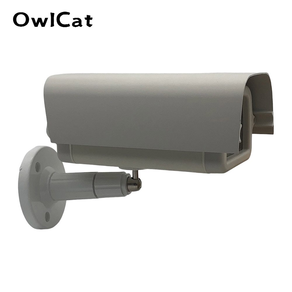 Indoor Outdoor Aluminium + Plastic Mini CCTV Camera Behuizing Beugel Bescherm Box Case Voor Video Surveillance Camera&#39;s