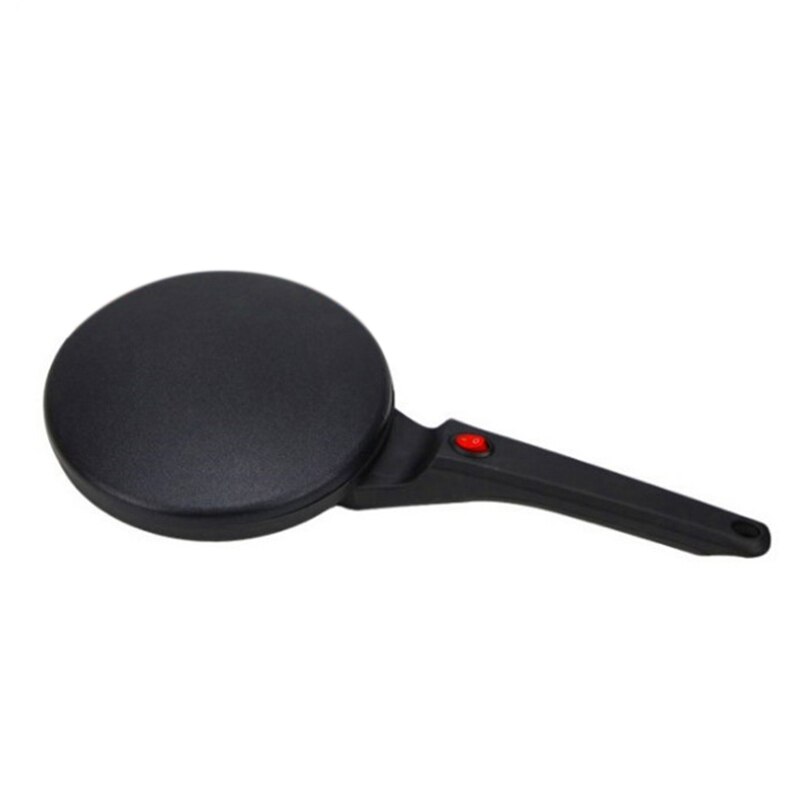 Eu stik elektrisk crepe maker pizza pandekage maskine non-stick stegeplade bage pande kage maskine, sort