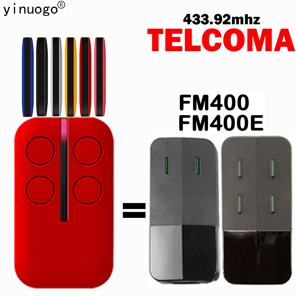 TELCOMA FM400 telecomando per box auto telecomando TELCOMA FM400E duplicatore telecomando 433.92mhz controllo cancello barriera