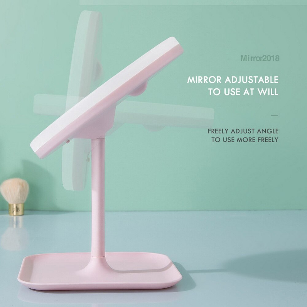 LED mirror for womens Makeup backlit mirror light with Natural White LED vanity mirror Detachable