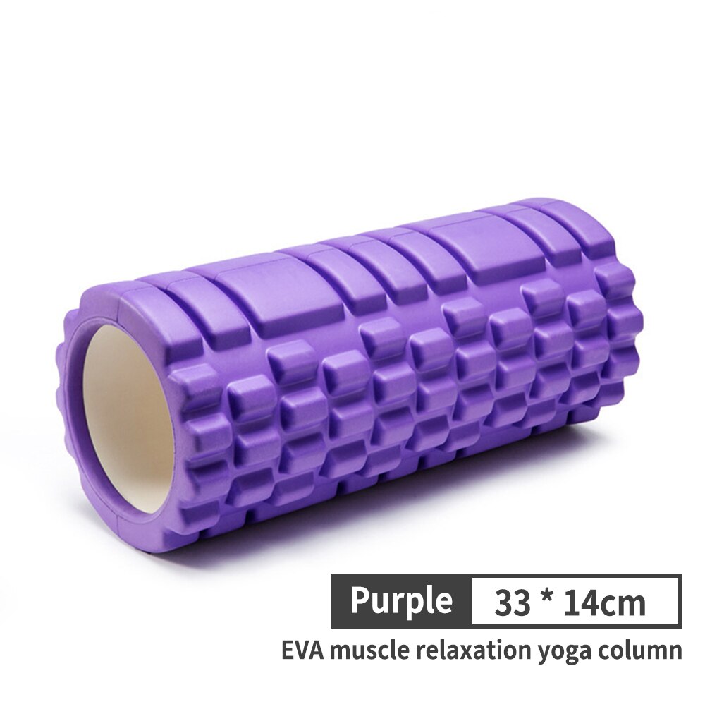 Yoga Spalte Säule Keule Stöcke Schaum Wellen Halten Massage Stöcke Welle Stöcke Heimat Fitness Sport Faszie Muskeln Zu Entspannen Rollen: Lila
