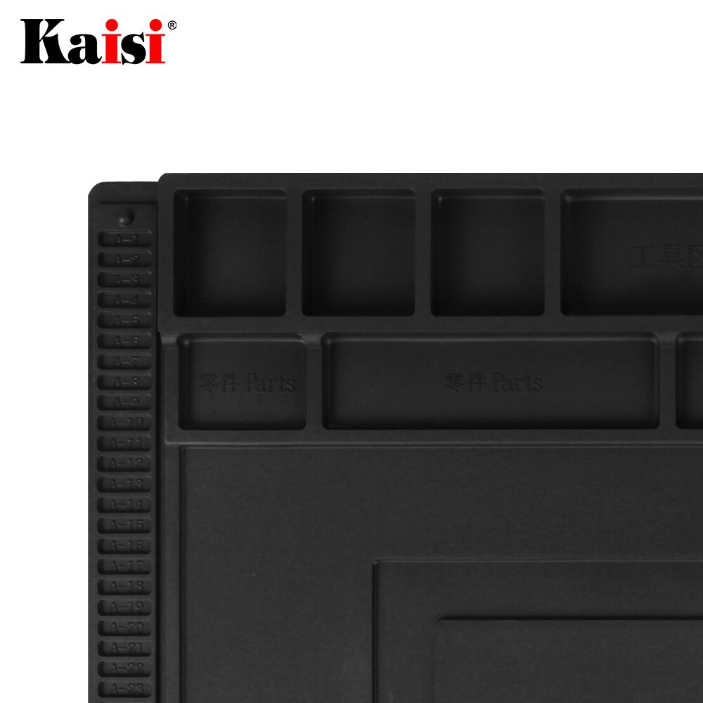 ESD Soldering Mat With Magnetic Silicone Work Mat Heat-resistant BGA Soldering Station Repair Insulation Pad DIY Platform