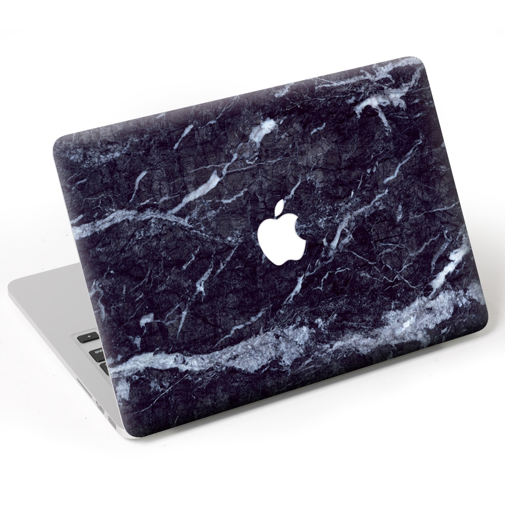 Pegatina de mármol oscuro roto para portátil, pegatina de piel para MacBook Air Pro Retina 11 "13" 15 ", funda de MacBook de vinilo, funda de cuerpo completo para Notebook