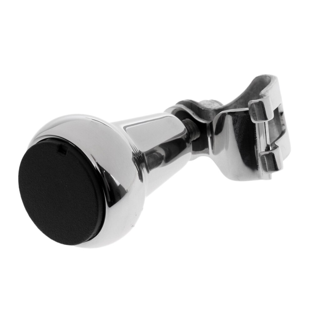 Marine Sport Boat Yacht 7.2cm Long 316 Stainless Steel Steering-Wheel Maneuvering Knob With Cap