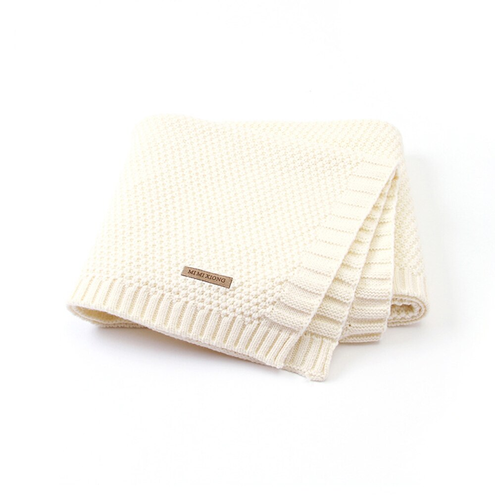 ZWY673 kocyk dziecięcy zimowy koc robiony na drutach przewijać koc Super miękki maluch pościel narzuta sofa kosz koce robić wózka