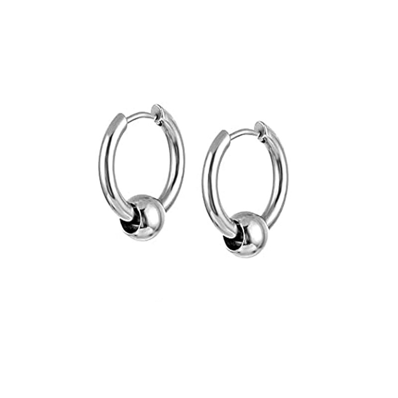 stud oorbellen zwart