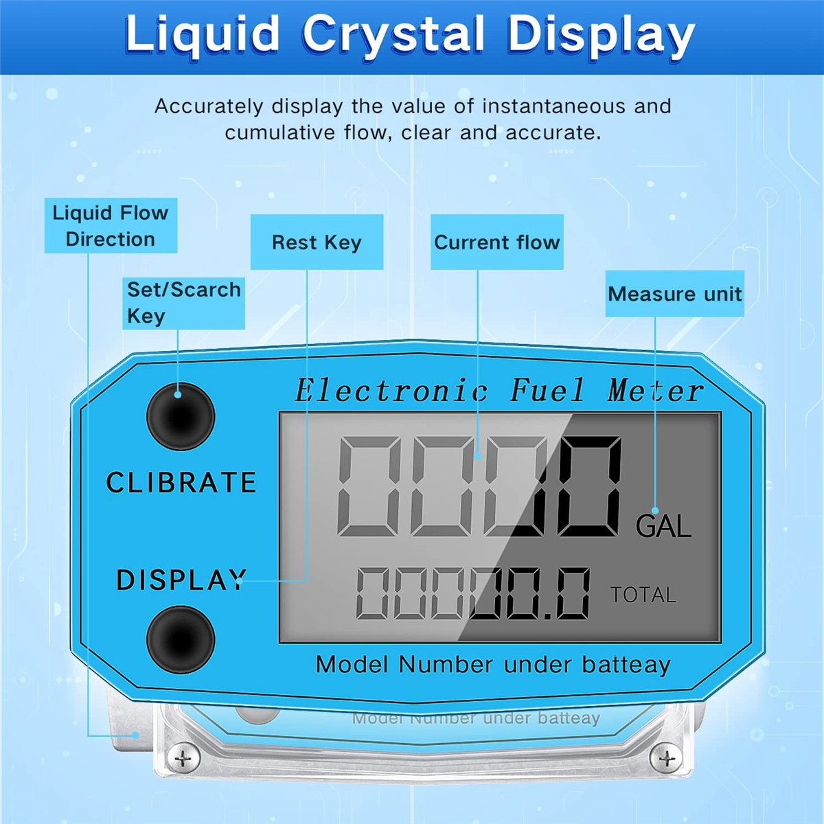Digitale turbine wasser durchfluss messer digitale lcd anzeige mit npt zähler und fnpt gewinde gas öl kraftstoff durchfluss messer (1 zoll)
