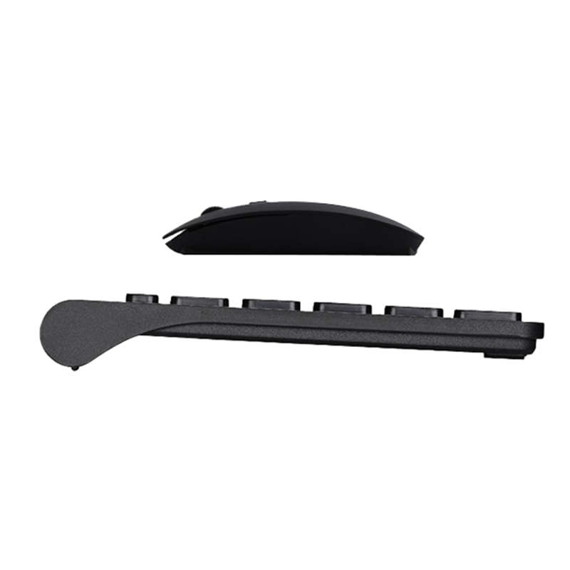 Mini Wireless Mouse Keyboard For Laptop Desktop Mac Computer Home Office Ergonomic Gaming Keyboard Mouse Combo Multimedia Black