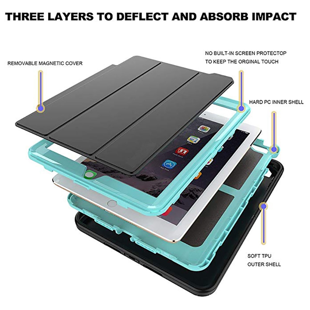 Smart etui til ipad 9.7 ipad air 2 etui cover ipad ipad 6th generation ipad 5th generation til ipad  a1822 a1893