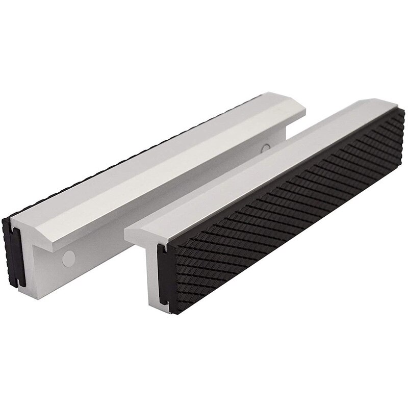 Ganasce per morsa da 6 pollici calde con forte netic, coperture per cuscinetti per ganasce morbide universali, protezione multiuso per morsa in metallo, 2 pezzi