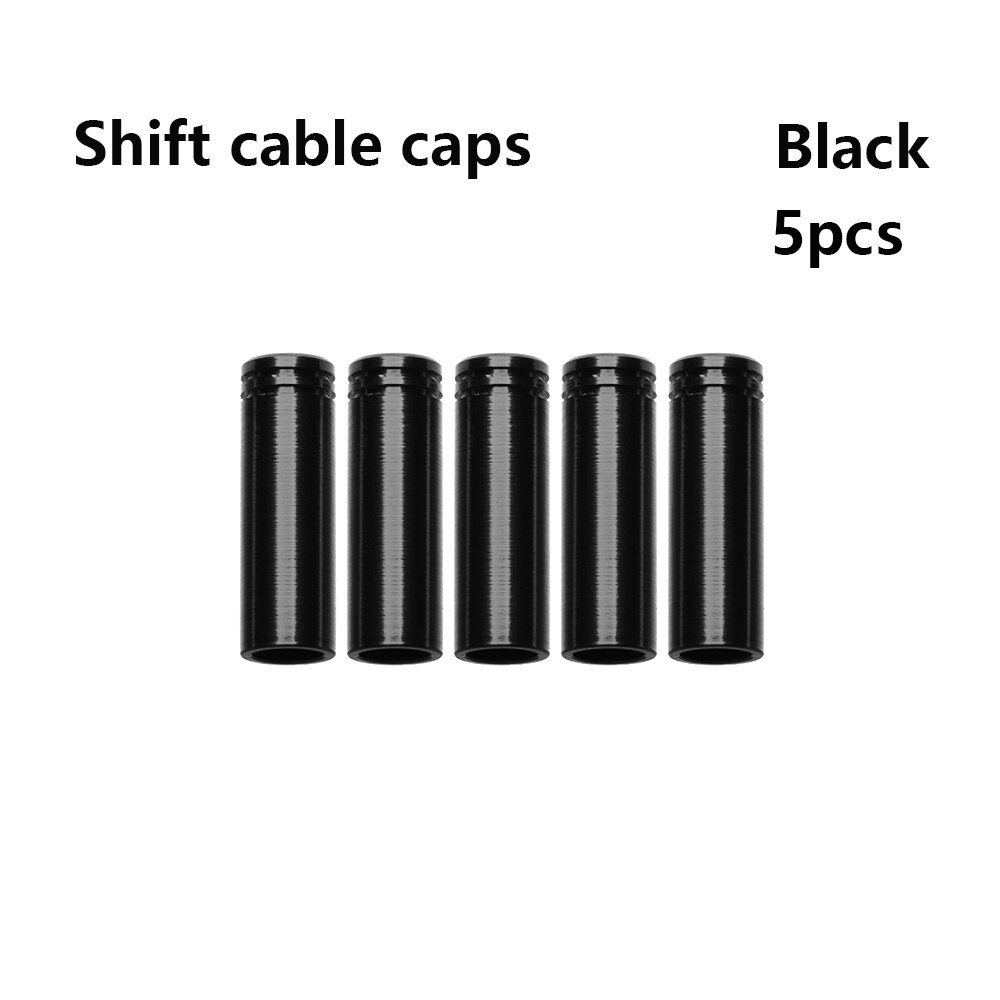 5/10 pièces 4 couleurs Aluminium frein/dérailleur changement de câble couverture vélo embout capuchon extérieur vtt vélo de route pièces de cyclisme accessoire: 01