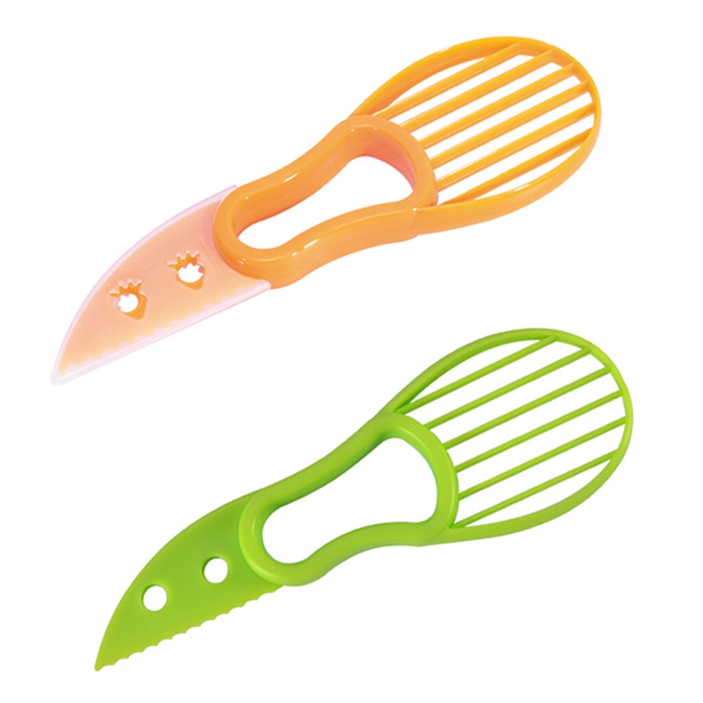 Avocado Slicer Shea Corer Boter Dragon Fruit Peeler Cutter Pulp Separator Mes Multifunctionele Groente Fruit Keuken Gereedschap