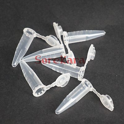 LOT100 20ml Plastic Test Tubes Centrifuge Tubes Round Bottom With Cap EP Tube PCR Tube Sample Specimen Laboratory