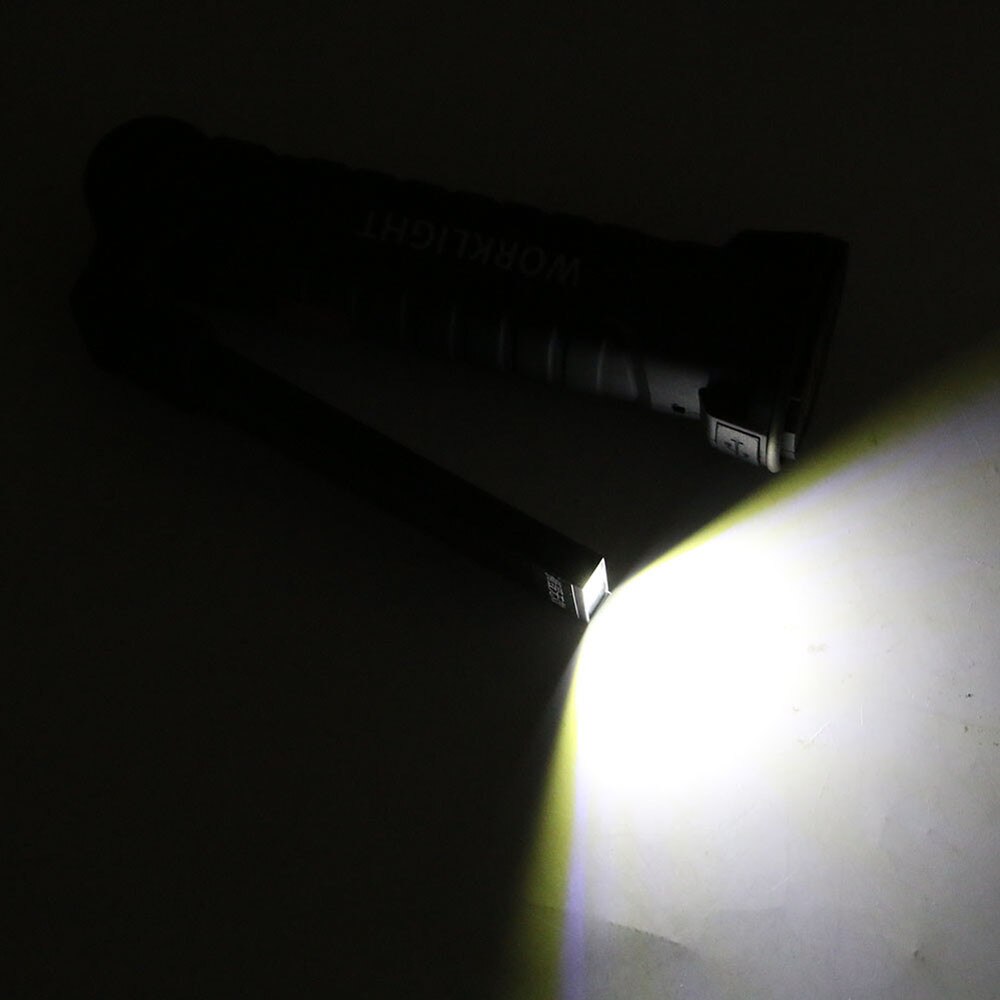 Arbejdslys lommelygte cob + led genopladelig magnetisk fakkel fleksibel inspektionslampe trådløst bærbart batteri arbejdslys 14.5*4.7cm