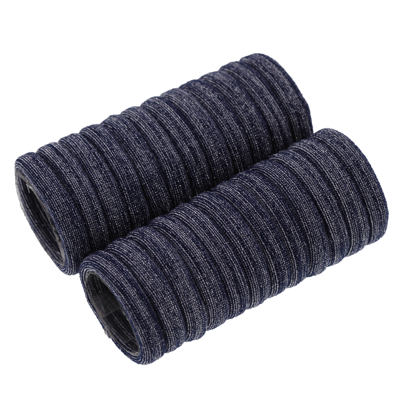 4.5 cm vrouwen haar rubber Meisjes Hoofdbanden haar Houders Kleurrijke Elastische Haarbanden kinderen Vrouwen Haaraccessoires hoofddeksels 24 stks/partij: Sky Blue