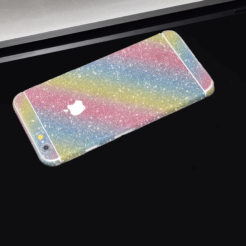 ACCNIC Terug Mobiele Telefoon Stickers voor iPhone 6/6 s/7/8/6 plus/6 s plus/7 plus/8 plus Full Body Glitter Bling Telefoon Sticker Film