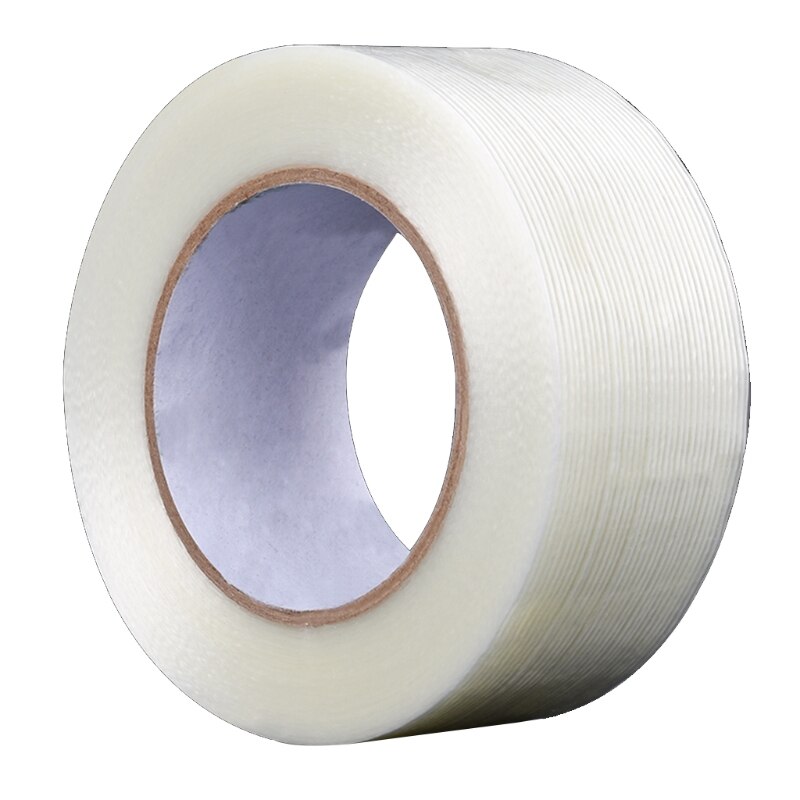 R9UA Extra Strong Crossweave Fibreglass Reinforced Filament Tape Heavy Duty Tear Resistant Packaging Sealing Packing Tape: 50S